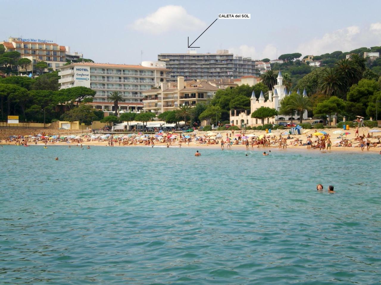 Caleta Sol Petit Daire Sant Feliu de Guíxols Dış mekan fotoğraf